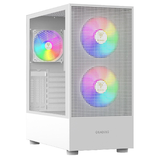 GAMDIAS TALOS E3 MESH Elite - ATX Mid Tower Gaming PC Case